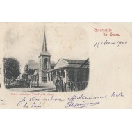 Souvenir de Suez Eglise Catholique.Port-Tewfik 1900